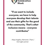 Maya Angelou neurodiversity poster